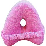 Buy Buy Relax Bacak Arası Destekleyici Ortopedik Diz Yastığı - Uyku ve Dinlenme Için Ergonomik Bacak Arası Destek Yastığı - Pembe