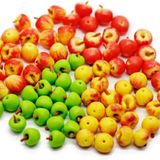 Buy Easy 20 Karışık Elma Meyvesi Kırmızı Yeşil Gala Caz Küçük Boy 0,7 Bebek Evi Minyatürleri Yiyecek Mutfak Doktorasyonu