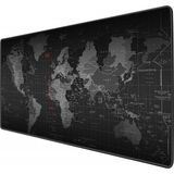 Buyfun Büyük Boy Dünya Haritası Desenli Mouse Pad 70 x 30 cm Kauçuk Malzeme ile Şık Tasarım