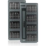 Buyfun Elektrikli Tornavida, 49'u 1 Arada Akülü Hassas Tornavida (Yurt Dışından) - 21.1×8.5×3cm - Gri