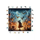 Büyücü Temalı Ahşap Puzzle, 353 Parça Ve Yapıştırıcı