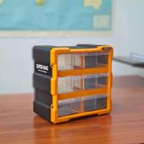 Büyük 6'Lı Çekmeceli Monoblok Çekmeceli Kutu Organizer Mono Blok Vida Hobi Takım Çantası