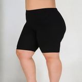Büyük Beden Diz Üstü Tayt (3xl-4xl-5xl-6xl-7xl-8xl) - Siyah