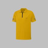 Büyük Beden Erkek Sarı Vision Pro Kumaş Kısa Kollu Tişört 4XL-10XL