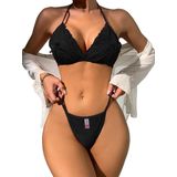 Büyük Beden Fantezi String Bralet İç Çamaşırı Takımı