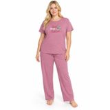 Büyük Beden Great Things Pijama Takımı | Kısa Kollu, Uzun Pantolon