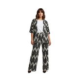 Büyük Beden Kimono Hırkalı 2’li Takım – Bürümcük Kumaş Oversize Şık Set-Yeşil-2XL