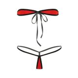 Büyük Beden Kırmızı Seksi Fantezi Sütyen Külot İç Çamaşırı Takımı
