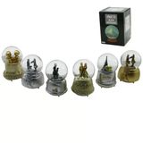 Büyük Boy - 10Cm Pilli - Işıklı Müzikli Kar Küresi Cam Eskitme İnsan Figürlü - Desen Mix Renkli Herhangi Bir Tanesi Gönderilir (4915)