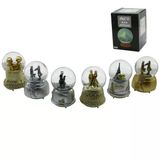 Büyük Boy - 10Cm Pilli - Işıklı Müzikli Kar Küresi Cam Eskitme İnsan Figürlü - Desen Mix Renkli Herhangi Bir Tanesi Gönderilir (5250)