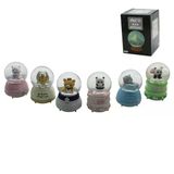 Büyük Boy - 10CM Pilli - Işıklı Müzikli Kar Küresi Cam Hayvan Figürlü - Desen Mix Renkli Herhangi Bir Tanesi Gönderilir (5224)