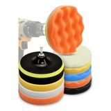 Büyük Boy 150Mm Pasta Cila Süngeri Seti - 11 Parça Matkap Uyumlu