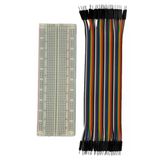Büyük Boy 830 Pin Breadboard Ve 40'Lı Erkek-Erkek Jumper Kablo Set