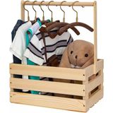 Büyük Boy Ahşap Bebek Kırk Sepeti Ahşap Kasa