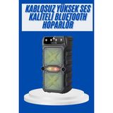 Büyük Boy Bluetooth Hoparlör Çoklu Bağlantı Çift Çıkışlı Taşınabilir Kesintisiz ( Lisinya )