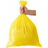 Büyük Boy Çöp Poşeti Limon Kokulu ve Renkli 50 Adet Çöp Torbaları Sızdırmaz Tabanlı Dayanıklı ve Yırtılmaya Karşı Güçlü Yüksek Taşıma Kapasitesi Hijyenik ve Pratik Günlük Kullanım için