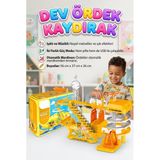 Büyük Boy Dön Dolaş Ördekler! Şarjlı Işıklı Müzikli Otomatik Yürüyen Merdivenli Eğitici Oyuncak Seti