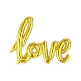 Büyük Boy Gold Love El Yazısı Folyo Balon 40 İnç