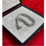 BÜYÜK BOY GÜMÜŞ TESBİH OYMALI 925 AYAR 5.8 x 10 MM KOLEKSİYONLUK HEDİYELİK TESBİH