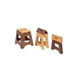 Büyük Boy Katlanabilir Plastik Tabure - Katlanır Tabure 23x27x36 Cm