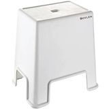 Büyük Boy Kaymaz Banyo Taburesi - 150 kg Taşıma Kapasiteli Kaydırmaz Banyo Taburesi - Çocuk Taburesi - Basamak Tabure - 1. Sınıf Sert Plastik 45 x 40 x 24 cm (Büyük Boy)