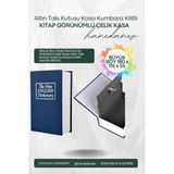 Büyük Boy Kitap Görünümlü Anahtarlı Çelik Kasa Altın Takı Kutusu Kasa Kumbara Kilitli Sandık 180X115