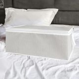 Büyük Boy Kumaş Hurç Organizer - 65 X 45 X 22 Cm (Gri)
