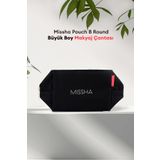 Büyük Boy Makyaj Çantası Pouch B Round