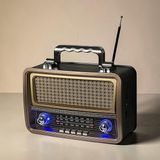 Büyük Boy Nostaljik Radyo & Salon Radyosu - Bluetooth Hoparlör