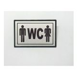 Büyük Boy Ortak WC Yönlendirme Tabelası 13 x 8 cm Bay-Bayan