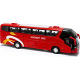 Büyük Boy Oyuncak Otobüs 20 cm – Açılabilir Kapılı Detaylı Kırmızı Luxury Bus