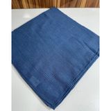 Büyük Boy Pano Pamuk Eşarp- 120 x 120 - 5656 07 - Saks Mavisi - Renk