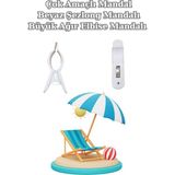 Büyük Boy Plaj Havlu Mandalları, Çok Amaçlı Sabitleyici, 8'li Set, Beyaz - Ahşap - Bej - Siyah - Seçenek 1