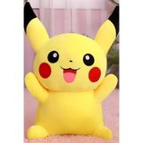 Büyük Boy Pokemon Pikachu Peluş Oyuncak Pokemon Pikaçu Oyuncak 40 Cm Açık Sarı