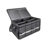 Büyük Boy Premium Araç İçi Bagaj Düzenleyici Organizer Çanta Oxford Kumaş Reflektörlü Araba Oto Bagaj Çantası