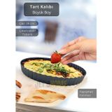 Büyük Boy Tart Kalıbı Çıkartılabilir Tabanlı Turta Kalıbı Karbon Çelik Kek Kalıbı 28 Cm