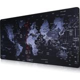Büyük Boy Xxl 90X40 Mouse Pad Dünya Haritası Desenli Oyuncu Gamer Gaming Mousepad Yüksek Kalite