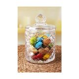 Büyük Cam Şekerlik Cam Kesme Cam Lüx Şekerlik 13CM 7.8cm - 06637
