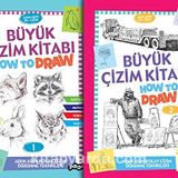 Büyük Çizim Kitabı Seti-2 Kitap Takım - Kolektif