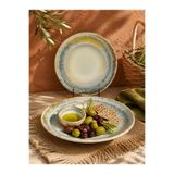 büyük çukur tabak / çorba / makarna / sulu yemek tabağı 24 cm 400 cc Bonna Knidos Gourmet soup plate