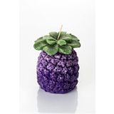 Büyük Dekoratif Ananas Mor Mum