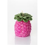 Büyük Dekoratif Ananas Pembe Mum