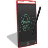 Büyük Digital Çok Amaçlı Yazı Tahtası Grafik Çizim Tableti LCD 12" Inc Ekran - Kırmızı