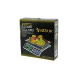 Büyük Dijital Karpuz Terazi Tartı 40Kg/2Gr 7 Fiyat Hafızası Fiş Şarjlı Acs-809T (4915)