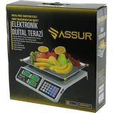 büyük dijital karpuz terazi tartı 40kg/2gr 7 hafızası fiş şarjlı acs-809t (5486) - 1 - Renkli