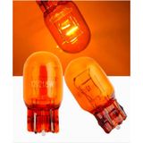 Buyuk Dipsiz Ampul Cift Duylu Turuncu 12V-21W - 2 Adet