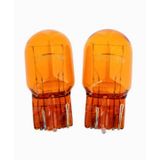 Buyuk Dipsiz Ampul Tek Duylu Turuncu 12V 21W - 2 Adet