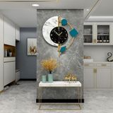 Büyük Duvar Saati Metal Dekoratif, Oturma Odası Yatak Odası Dijital Duvar Saati Sessiz Tik Takmayan Büyük Saatler, Oturma Odası, Yatak Odası için Modern Ev Dekorasyonları, 48 * 56 cm ()
