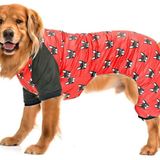 Büyük Irk Paçalı Köpek Mont - Duma Kırmızı