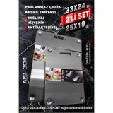Büyük-küçük Paslanmaz Çelik Kesme Tahtası Ayaklı 304